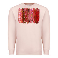 Pale Pink valentine's day brushstroke Premium Sweatshirt - RanaPortraitStore