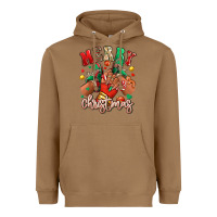Merry Christmas Black Girl Sneakers Heavyweight Hoodie | Teevron