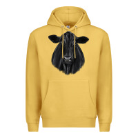 Antique Gold black angus Premium Hoodie - JahusDesignShop