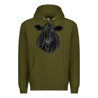 Army Green black angus Premium Hoodie - JahusDesignShop