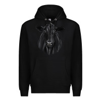 Black black angus Premium Hoodie - JahusDesignShop