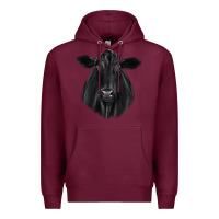 Burgundy black angus Premium Hoodie - JahusDesignShop