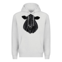 Dove Grey black angus Premium Hoodie - JahusDesignShop