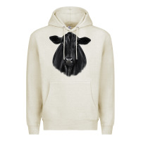Oatmeal Heather black angus Premium Hoodie - JahusDesignShop