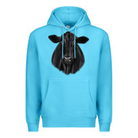 Ocean Blue black angus Premium Hoodie - JahusDesignShop