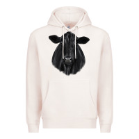 Pale Pink black angus Premium Hoodie - JahusDesignShop
