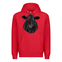 Red black angus Premium Hoodie - JahusDesignShop