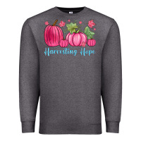 Charcoal Heather harvesting hope Premium Sweatshirt - Zillion Design Studio