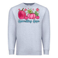 Heather Grey harvesting hope Premium Sweatshirt - Zillion Design Studio