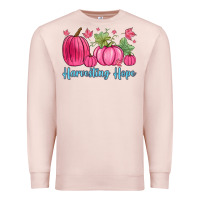 Pale Pink harvesting hope Premium Sweatshirt - Zillion Design Studio