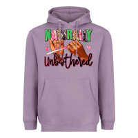 Lavender Naturally unbothered afro nails Heavyweight Hoodie - RanaPortraitStore