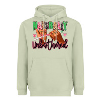 Matcha Naturally unbothered afro nails Heavyweight Hoodie - RanaPortraitStore