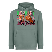 Sage Naturally unbothered afro nails Heavyweight Hoodie - RanaPortraitStore
