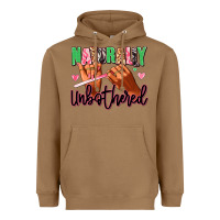 Toasted Coconut Naturally unbothered afro nails Heavyweight Hoodie - RanaPortraitStore