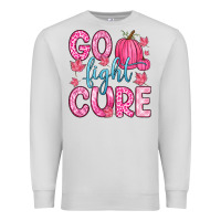 Dove Grey go fight cure Premium Sweatshirt - Zillion Design Studio