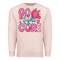 Pale Pink go fight cure Premium Sweatshirt - Zillion Design Studio