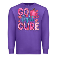 Purple go fight cure Premium Sweatshirt - Zillion Design Studio