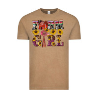 Vintage Coffee western farm girl Vintage Tee - Artiststas