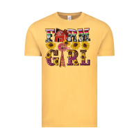 Vintage Mustard western farm girl Vintage Tee - Artiststas
