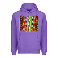 Purple race brushstrokes Premium Hoodie - AdoDesignShop