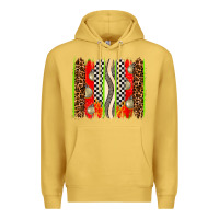 Antique Gold race brushstrokes Premium Hoodie - AdoDesignShop