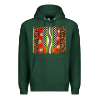 Sports Green race brushstrokes Premium Hoodie - AdoDesignShop
