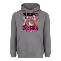 Storm Obsessed with sneakers pink afro woman Heavyweight Hoodie - RanaPortraitStore