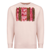 Pale Pink valentine's day love brushstrokes Premium Sweatshirt - RanaPortraitStore