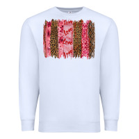 White valentine's day love brushstrokes Premium Sweatshirt - RanaPortraitStore