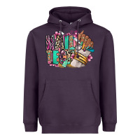 Plum Nail Tech afro nail art Heavyweight Hoodie - RanaPortraitStore
