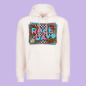 Race Day Premium Hoodie Designed By Adodesignshop