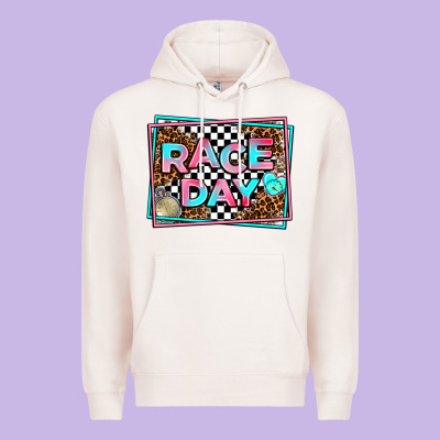 Race Day Premium Hoodie Designed By Adodesignshop