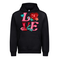 Black love with balloons Urban Hoodie - AdoDesignShop