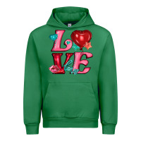 Emerald love with balloons Urban Hoodie - AdoDesignShop