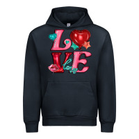 Navy love with balloons Urban Hoodie - AdoDesignShop