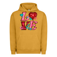 Pigment Peanut Butter love with balloons Urban Hoodie - AdoDesignShop