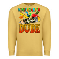 Antique Gold kindergarten dude Premium Sweatshirt - texasbilliewilder