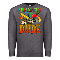 Charcoal Heather kindergarten dude Premium Sweatshirt - texasbilliewilder