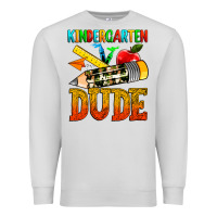 Dove Grey kindergarten dude Premium Sweatshirt - texasbilliewilder