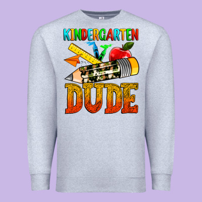 Kindergarten Dude Premium Sweatshirt Designed By Texasbilliewilder