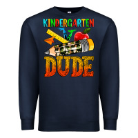 Navy kindergarten dude Premium Sweatshirt - texasbilliewilder