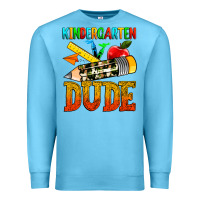 Ocean Blue kindergarten dude Premium Sweatshirt - texasbilliewilder