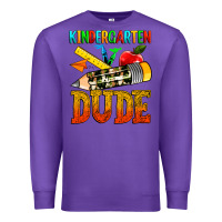 Purple kindergarten dude Premium Sweatshirt - texasbilliewilder