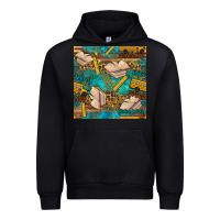 Foreset Green student delivery specialist seamless pattern Urban Hoodie - BundleAndBundleShop