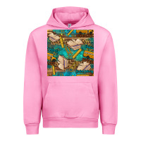 Fuchsia Pink student delivery specialist seamless pattern Urban Hoodie - BundleAndBundleShop