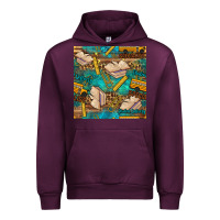 Mauve Wine student delivery specialist seamless pattern Urban Hoodie - BundleAndBundleShop