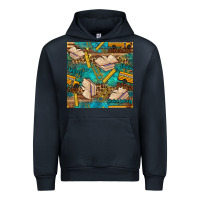 Navy student delivery specialist seamless pattern Urban Hoodie - BundleAndBundleShop