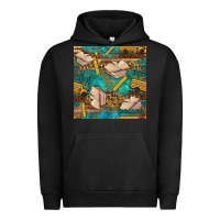 Pigment Black student delivery specialist seamless pattern Urban Hoodie - BundleAndBundleShop