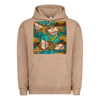Pigment Burro student delivery specialist seamless pattern Urban Hoodie - BundleAndBundleShop