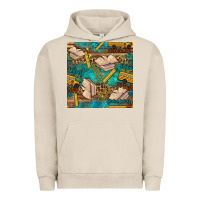 Pigment French Oak student delivery specialist seamless pattern Urban Hoodie - BundleAndBundleShop